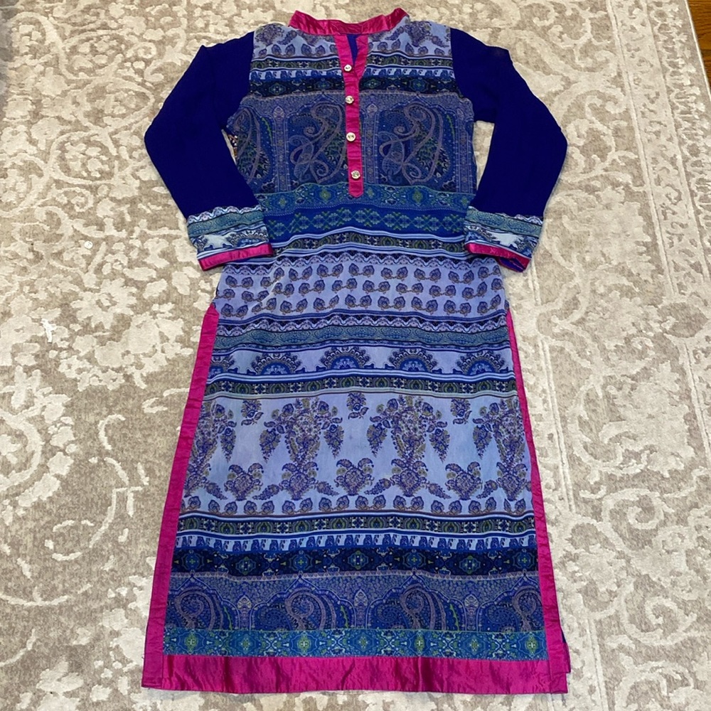 Indian Printed and Embroidered suit